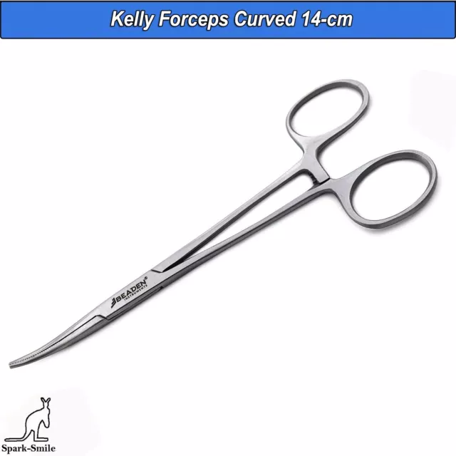 Hemostats Kelly Locking Curved Forceps Surgical Veterinary Dental Instruments CE