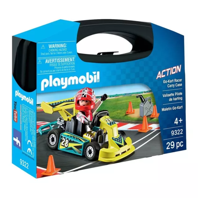 Playmobil 6869 City Action Go-Kart Garage 70 Pieces - Sealed Box