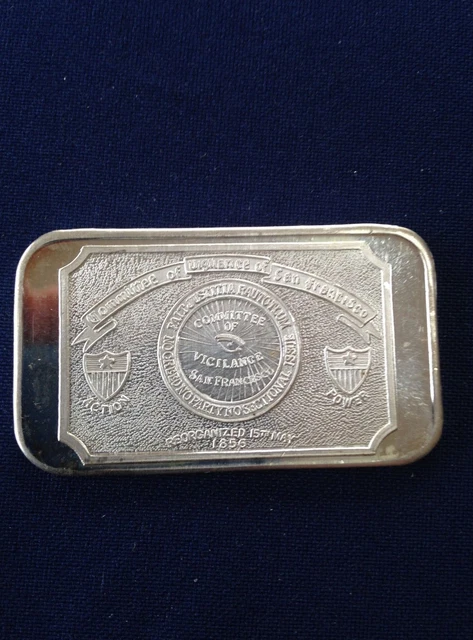 1973 Coin Galleries Fort Gunnybags San Francisco CGSF-3 Silver Art Bar P1272