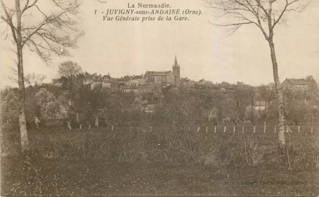 Cpa 61 - Juvigny-sous-Andaine - general view