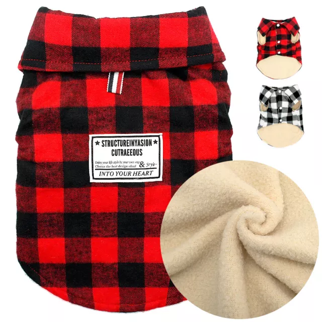 Abbigliamento Cappotto per cani cane Invernale Pile Imbottito Gilet Giacca Nero