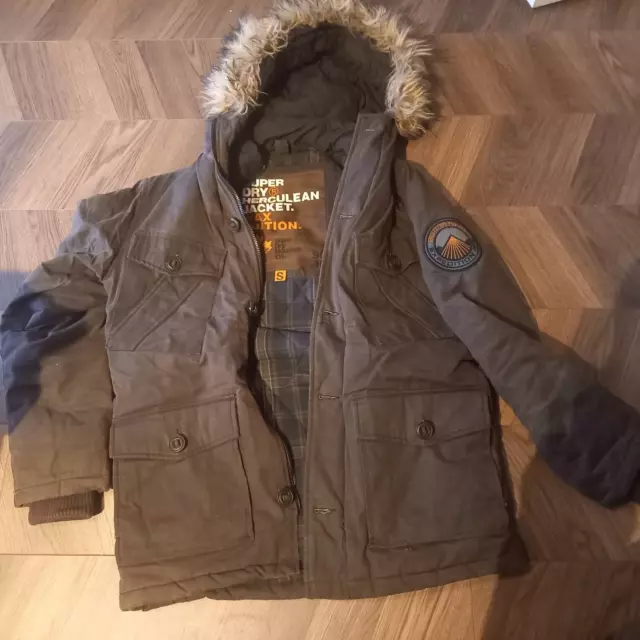 Superdry herculean hotsell jacket wax edition