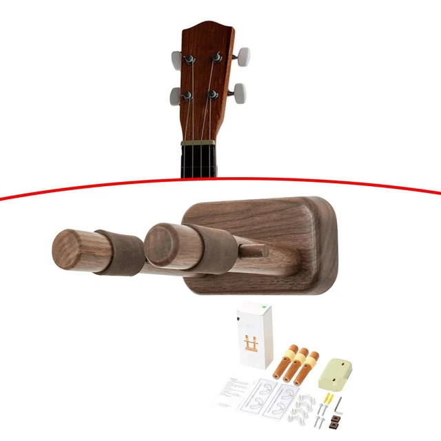 Touche De Guitare/ukulélé De Remplacement - En Bois Technique Noir, Dimensions 43x5,5x0,6 Cm | Accessoire Pour Bricolage Et Réparation