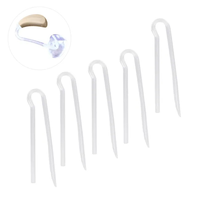 10pcs Hearing Aid Tubes Flexible Type R BTE Earmold Hearing Aid Tubing Repla NEW