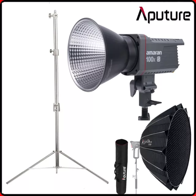 Amaran AL-100X S Lampada video LED Bowens 2700K-6500K + Light Dome 150 +2,8 m supporto