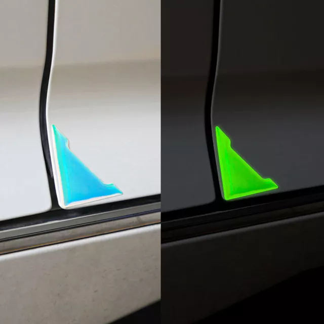 2X Luminous Car Door 90° Angle Corner Edge Guards-Cover Anti-Collision Protector