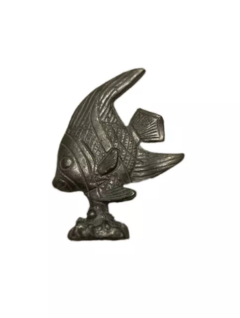 Make A Splash Pewter Tropical Angel Fish 2004 Figurine