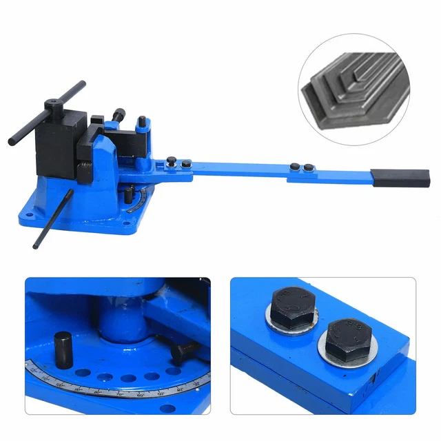 UB-100A Universal Bender,Cast-Iron Hot & Cold Metal Bar Bender up to 120 degree