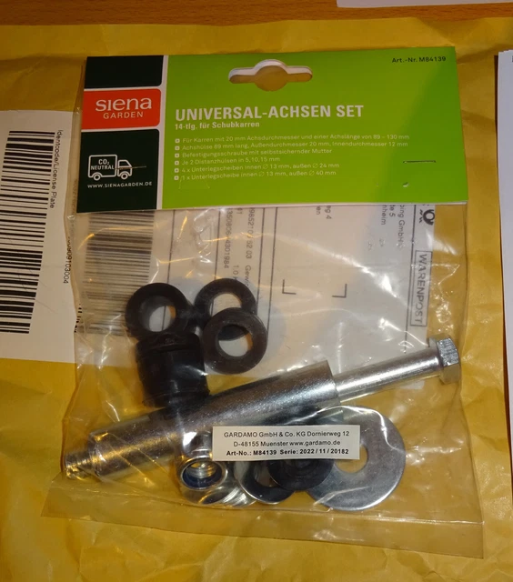 2er Set Ersatzgriffe BLAU Für Sackkarren & Schubkarren - 30mm Muldengriffe