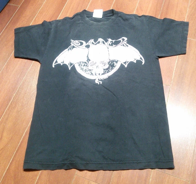 Vintage 90s The Damned Punk Band Shirt Skull Wings 1991 Black Sz M