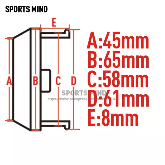 4 pz/lotto tappo mozzo centrale ruota auto 65 mm per cerchio CUCCHIAIO CE28 TE37 Tokyo Time Attack 2