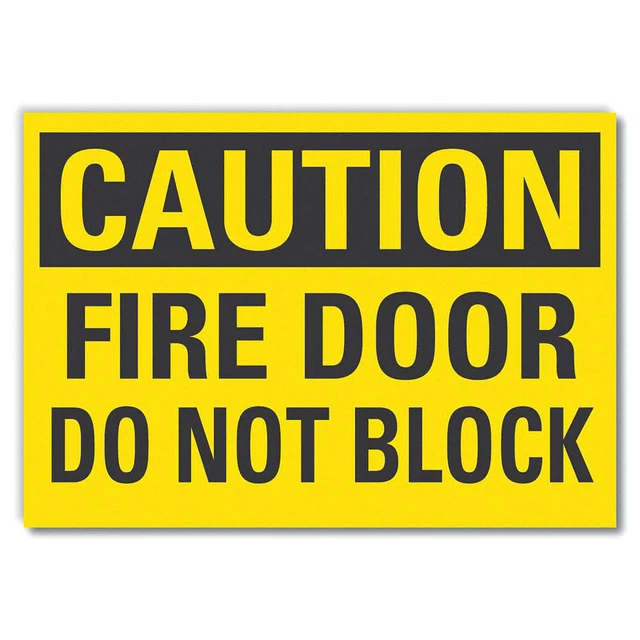 LYLE LCU3-0280-ED_14x10 Caution Sign,10in x 14in,Non-PVC Polymer