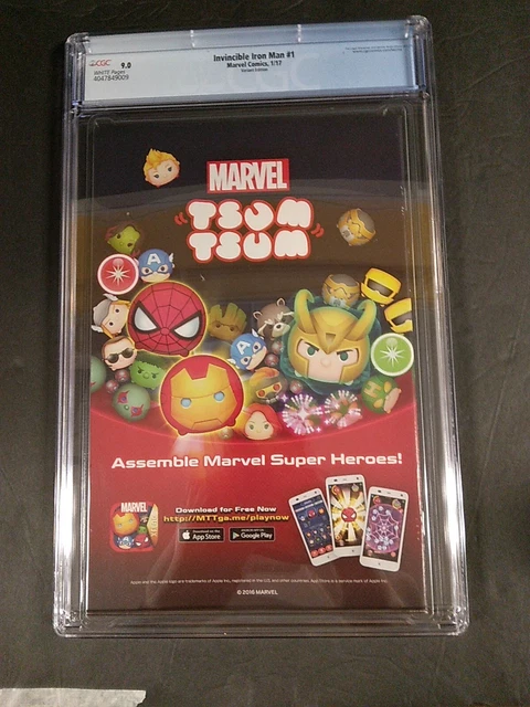 Invincible Iron Man #1 CGC 9.0 Variant Edition 2