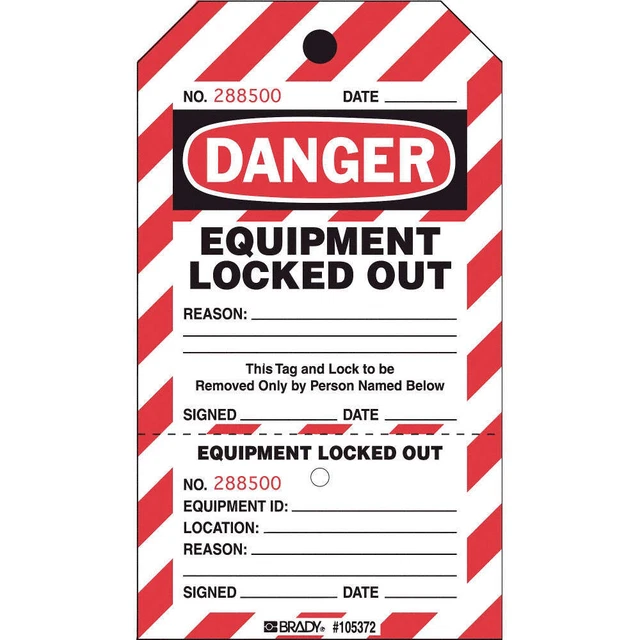 BRADY PLLT2 Danger Tag,7-1/2 x 4 In,Plstc,PK25