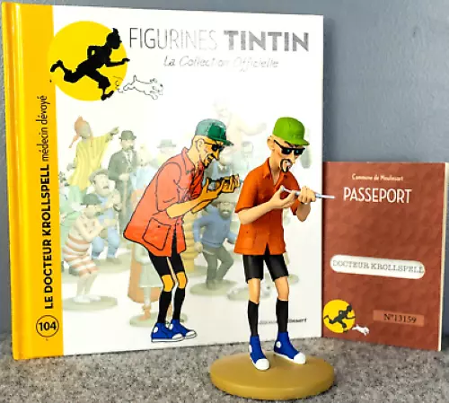 Figurine Tintin Collection Officielle-Le Docteur Krollspell médecin dévoyé n°104