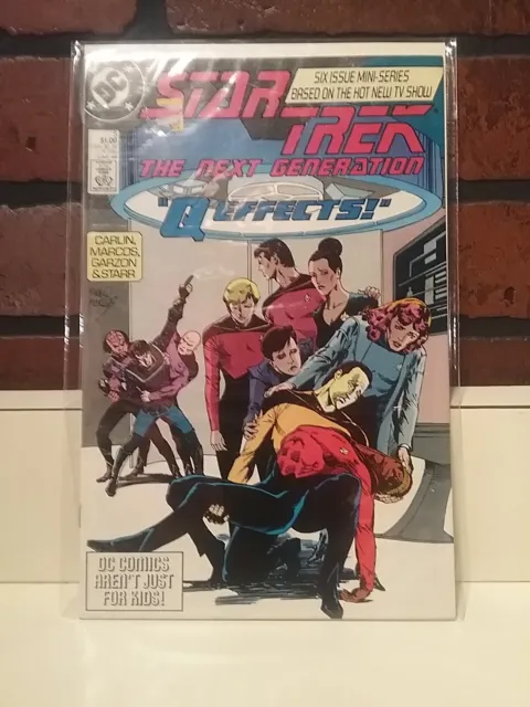 DC Comics Star Trek The Next Generation June 1988 #5 Q Effects!