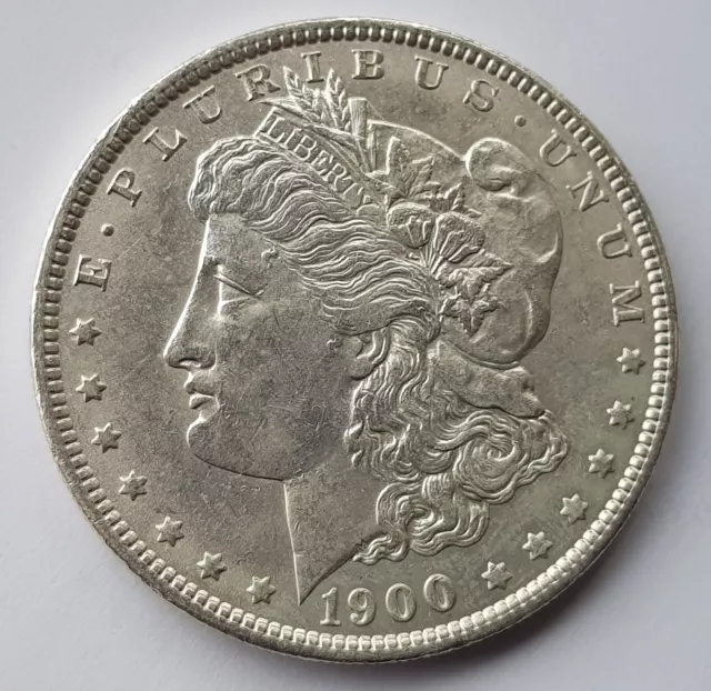 USA 1900 UNC Morgan Dollar Silver Coin