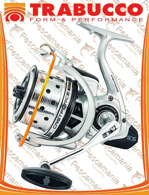 Trabucco Oceanic 8000 - Lot De 2 Moulinets Surfcasting Déjà Remplis De Fil, Idéal Pour Débutants