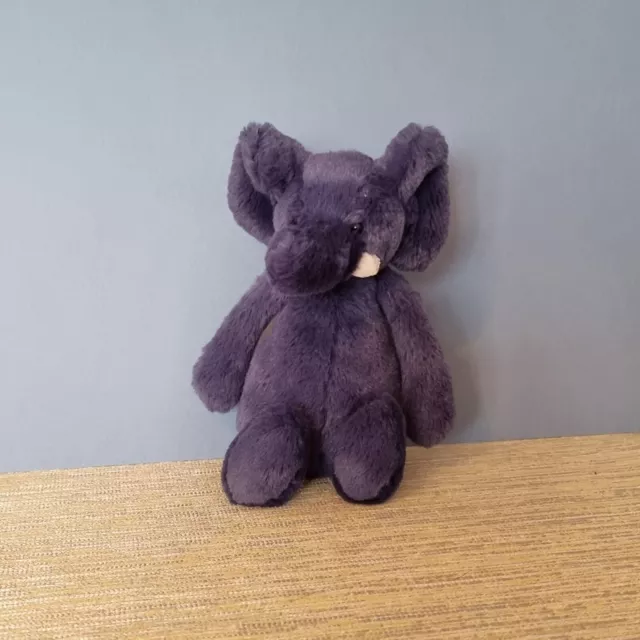 Jellycat kleines schüchternes blaues Elefant Stofftier Plüschtier selten im Ruhestand Neu