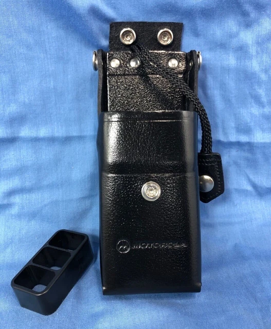 Motorola Leather Radio Case Non Swivel w/T-Strap Mint NTN5460 New Open Box 