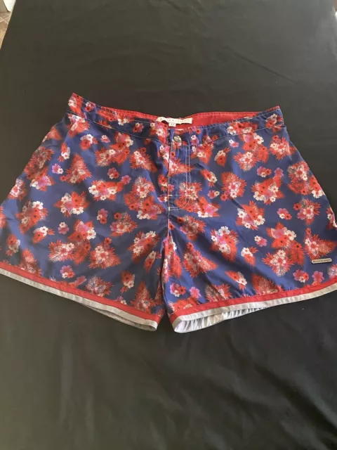 Men’s Park & Ronen Floral Size 33 Bathing Trunks