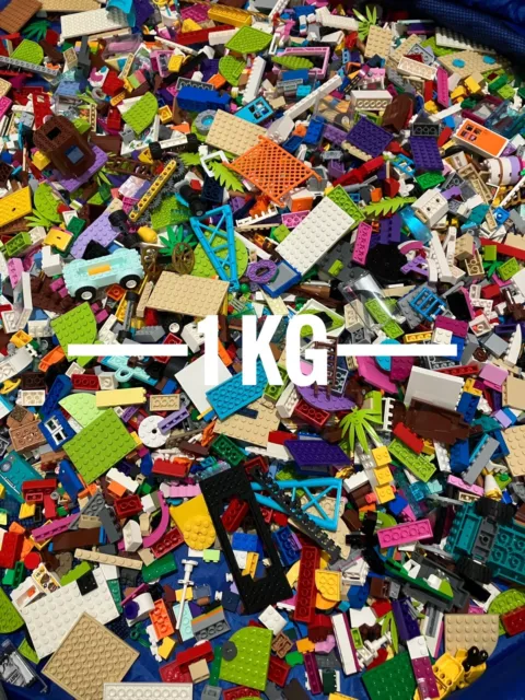 Lego 1kg Loose Bricks, Pieces, Accessories, Parts. Genuine Lego!