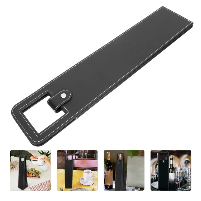 Borsa Per Vino In Cotone E Lino Naturale Con Coulisse – 34,3x14 Cm – Regalo Personalizzato Per Feste E Cene
