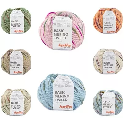 Katia Wolle Basic Merino Tweed 50g