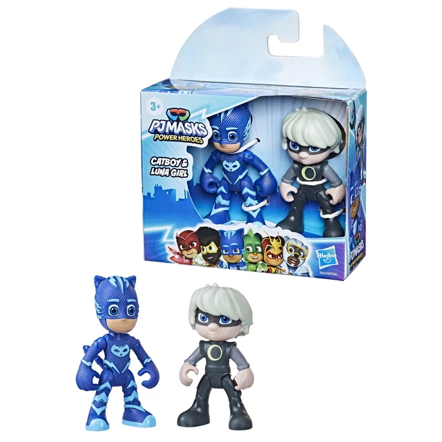 PJ MASKS CATBOY and Luna Girl 3Inch Poseable Action Figure 2Pack Set