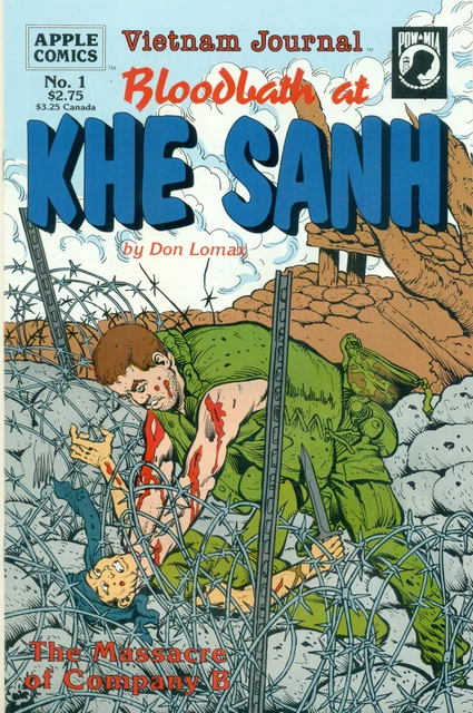 Vietnam Journal Bloodbath At Khe Sanh #1 Don Lomax POW MIA Nam Apple NM/M 1993