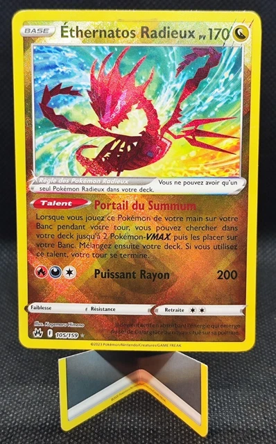 Carte pokémon Ethernatos Radieux - EB12,5 - Zénith suprême 105/159 rare - FR