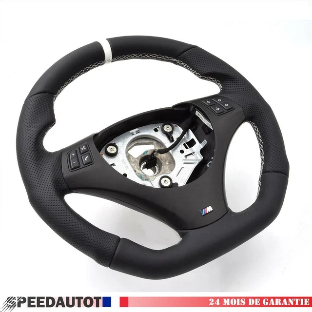 Leder Sportlenkrad Tausch Abgeflacht Lenkrad Für BMW M-POWER E82