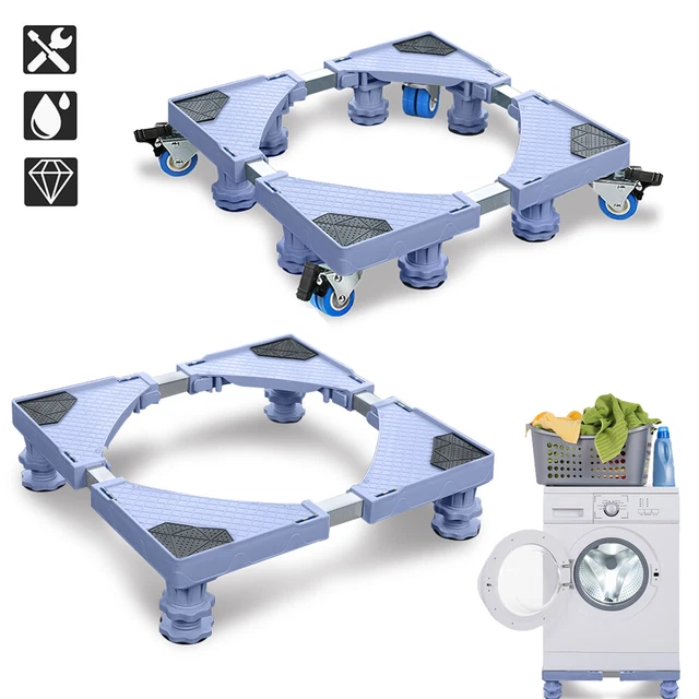 Waschmaschinen Untergestell Mit Rollen - Verstellbar 37-67cm, 300kg Traglast