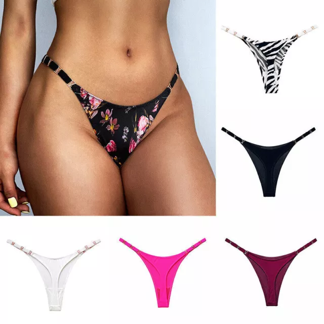 WOMEN ICE SILK Thongs Seamless G-string Panties Sexy Knickers Lingerie  Underwear $8.54 - PicClick