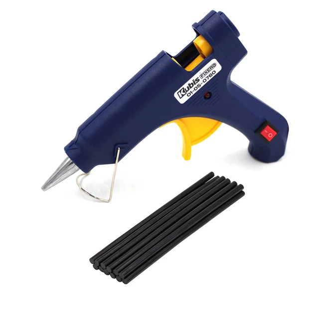 Juego de pistolas adhesivas 20 (65), W, 7,2 mm, 5-13 g/min, 190*C+Bastones adhesivos negros