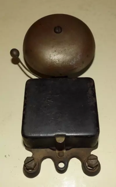 ANTIQUE CIRCA 1893 CAST IRON TYPE No. 1-MOVEMENT FIRE ALARM BELL