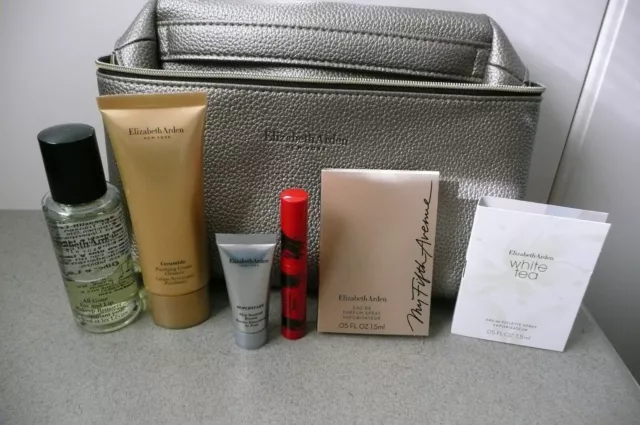 ELIZABETH ARDEN Make Up Bag, Ceramide Cleanser, Mascara, Make Up remover & more