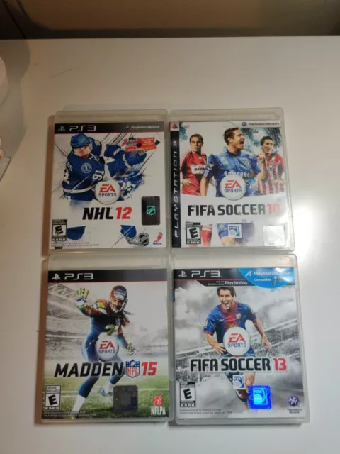 Lot of 10 PlayStation 3 PS3 Games TIGER WOODS NHL Hockey FIFA