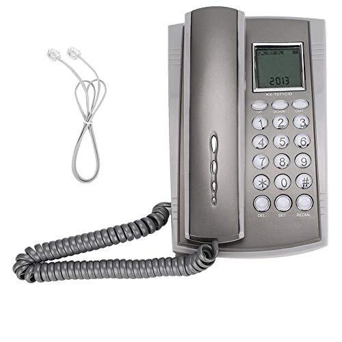 143 Telefono con Filo, Telefono a Doppio Uso montabile da Tavolo e da (D5C)