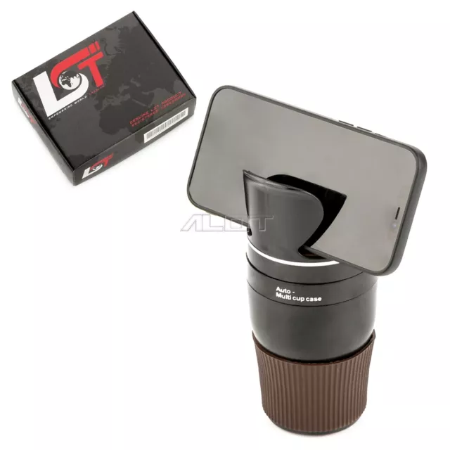 MULTIFUNCTIONAL CUP STORAGE compartment cup holder 5 in1 brown for MINI  £16.48 - PicClick UK