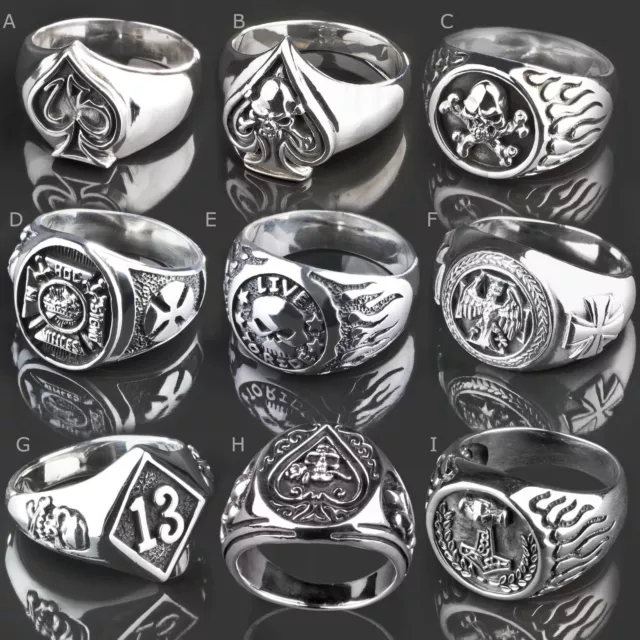 Anello best sale araldico uomo