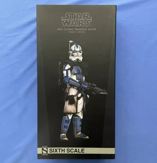 Sideshow Collectibles Star Wars ARC CLONE TROOPER ECHO (1:6 12") Phase II Armor