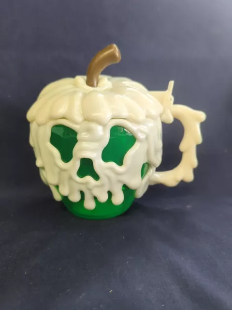 Disney Parks Snow White Green Glow-in-the-Dark Evil Queen Poison Apple Mug READ!