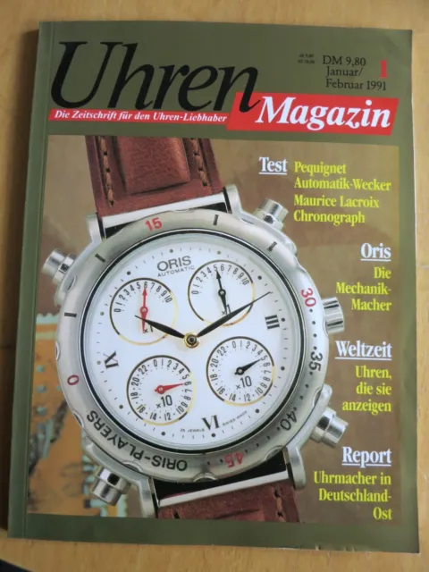 Uhren-Magazin Nr. 1/2 1990 im Heft: Oris, Maurice Lacroix Automatik Chronograph