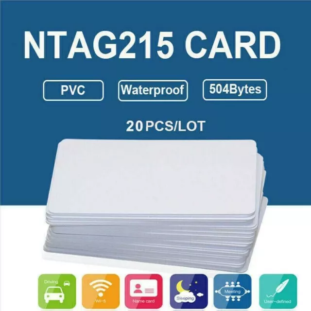 60 Piezas Tarjetas NFC  En  para  Etiquetas de PVC Una Prueba de Agu7267 2