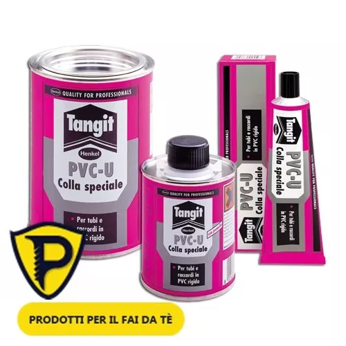 Colla Adesivo TANGIT PVC-U per Tubi Raccordi Ripara Sigilla Mastice 125 250 500g 3