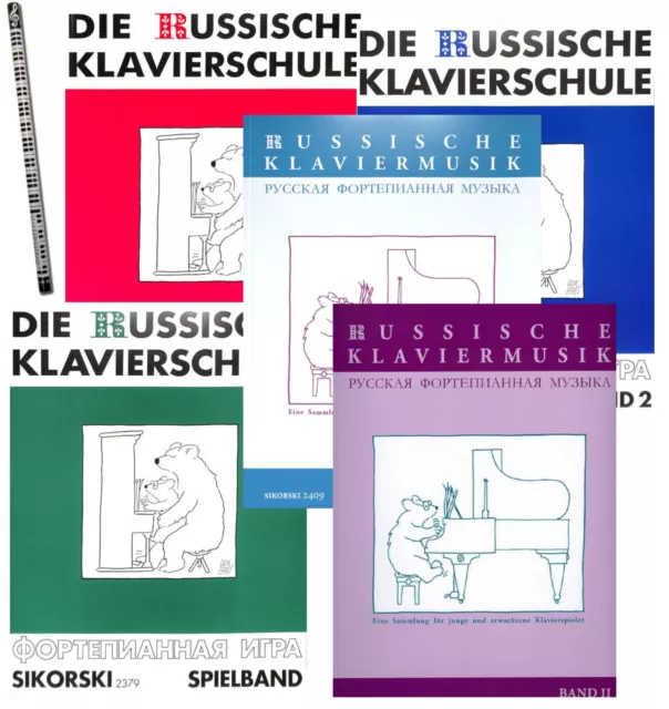 Russische Klavierschule - die bewährte Klaviermethode - deutschsprachige Ausgabe