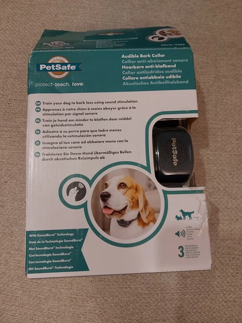 Cuello de corteza audible petsafe sin cable
