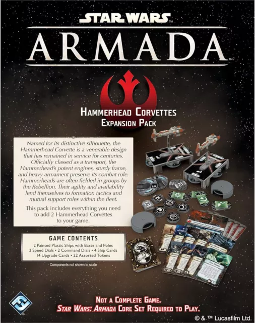 Fantasy Flight Games - Star Wars Armada Rebel Alliance Hammerhead Corvette - M 2