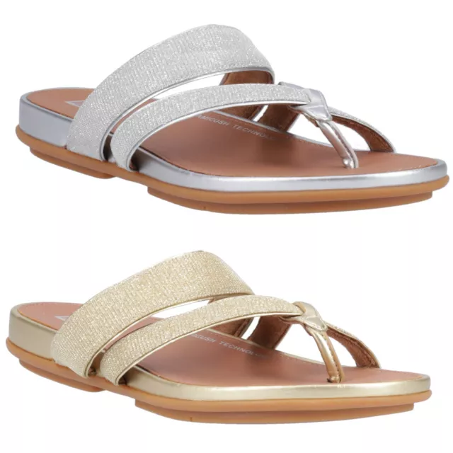 Femmes Plat Entredoigt Sandales FitFlop Gracie Vacances Été Lanière Shoes UK 4-8